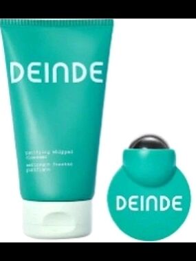 DEINDE two-piece 5.1 oz Whipped Cleanse & Eye Cooling Roller. Anti-aging NWT
